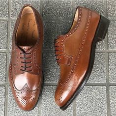 Brown Leather Oxford Men Formal Wingtip Dress Shoes on Storenvy Quality Leather Boots, Custom Design Shoes, Men Formal, Mens Oxfords, Brown Fashion, Handmade Shoes, Leather Shoes, Small Businesses, Calf Leather