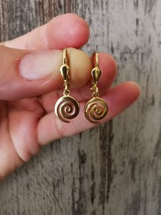 Sterling silver 925 gold plated Bee Earrings, Ancient Jewelry, Cyprus, Gold Plated Sterling Silver, Silver 925, Beautiful Rings, Etsy Gifts, Dangle Drop Earrings, Gold Plate