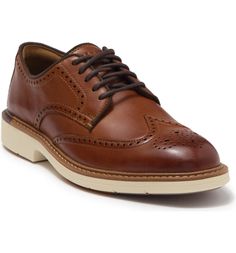 Cole Haan Goto Wingtip Derby | Nordstromrack Fitted Oxford Derby For Semi-formal Occasions, Fitted Wingtip Shoes For Semi-formal Occasions, Classic Fitted Lace-up Oxfords, Spring Derby Dress Shoes With Brogue Detailing, Spring Dress Shoes With Brogue Detailing For Derby, Fitted Dress Shoes For Derby In Fall, Fall Fitted Goodyear Welted Oxfords, Business Casual Wingtip Dress Shoes, Classic Lace-up Dress Shoes For Fall