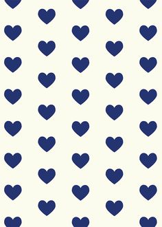 a blue heart pattern on a white background