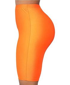 Orange High Waist Active Gym Workout Yoga Short Leggings Orange Biker Shorts, Orange Gym, Yoga Short, Workout Yoga, Short Leggings, Biker Shorts, Gym Workout, Gym Outfit, Gym Workouts