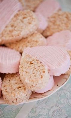 some kind of food that is in a bowl on top of a table with a cloth