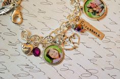 Charm Bracelet with Photo Charms, Silver Charm Bracelet, Name Bracelet, Gift for Mom, Gift for Wife, Personalized Charm Bracelet For Birthday Gift, Customizable Charm Bracelet For Birthday And Mother's Day, Customizable Silver Charm Bracelet For Anniversary, Customizable Charm Bracelet For Valentine's Day Anniversary, Customized Charm Bracelet For Mother's Day Anniversary, Customized Charm Bracelet For Anniversary On Mother's Day, Customizable Charm Bracelet For Mother's Day Anniversary, Photo Charm Bracelet, 44th Birthday