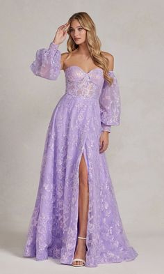 Strapless Beaded Dress, Special Ocassion Dresses, Puff Sleeve Gown, Formal Dresses With Sleeves, Strapless Prom Dresses, Lace Evening Gowns, Stunning Prom Dresses, Mother Wedding Dress, Dress Guide