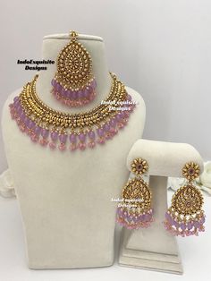 High quality gold plated necklace set/Indian Punjabi gold plated jewelry/Gold plated Jewelry  Bridal /Indian Wedding jewelry/bridal jewelry/ Indian jewelry /Kundan Jewelry/Kundan pearl choker/ Punjabi necklace/ Pakistani jewelry/High quality Indian Jewelry Standard shipping/delivery timeline Below are the estimated delivery times after the order is shipped/dispatched.  ---> USA delivery timeline * 4-8 business days to major urban centers in USA. It may take 2-3 days extra to remote locations ---> Canada delivery timeline  * 2-3 business days - GTA  & Montreal  * 2-4  business days - Rest of Ontario/Quebec * 4-8 business days-  Rest of Canada (Please consider 1-2 extra business days to very remote locations)    ---> Europe/Middle East timeline * 5-10 business days We kindly request to consi Indian Wedding Jewellery Bridal Jewelry, Gold Punjabi Jewellery, Pakistani Bridal Jewelry Sets Gold Jewellery, Traditional Kundan Necklace, Punjabi Necklace, Punjabi Jewellery, Bridal Jewelry Indian, Remote Locations, Bridal Indian