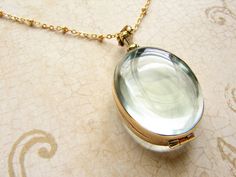 Oval beveled glass locket necklace personalized by soradesigns Wedding Locket, Custom Glassware, Marriage Celebrant, Oval Locket, Glass Locket, Necklace Bridal, Gold Locket, Melbourne Victoria, Personalized Map