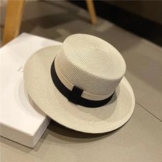 47193377571138 Panama Hats For Women, Panama Beach, Wide Hat, Flat Top Hat, Summer Straw Hat, Elegant Flats, Summer Hats For Women, Buckled Flats, Jumpsuit Outfit