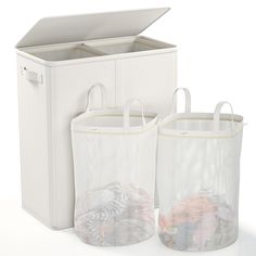 PRICES MAY VARY. 【Monster Size Laundry Hamper】 Our 154L laundry basket can hold 75 T-shirts; 58 pants; 140 underwears, laundry hamper with lid has a very large capacity, which is perfect for families. Dimention: 24.8L"x14.1"Wx27"H. A laundry hamper is an easy solution for the whole family's dirty laundry placement. It perfectly meets all your laundry requirements without taking up too much space! It has 2 separate sections to help making it easy to distinguish between washed laundry. This hamper with lid is a necessary storage organization tool that meets all your laundry requirements! 【Inner Pocket Design & Laundry Basket 2 Section】 It has 2 separate sections to help making it easy to distinguish between washed laundry. This double laundry hamper is divided into two areas and has an inner Big Laundry Basket, Aesthetic Hamper, Aesthetic Laundry Basket, College Laundry Basket, Cute Laundry Basket, Bedroom Hamper, New Home Necessities, Laundry Basket Ideas, Bathroom Laundry Basket