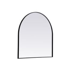 Transform your bedroom, bathroom, or entryway with this wall mirror, and re-imagine your morning rituals with effortless style. It has a metal frame and sleek arched silhouette, while the surface is crafted from beveled glass to bounce natural light around and open your space. Plus, it comes in a wide variety of sizes and finishes to choose from so you can carefully curate your space to your liking. RE/FINE™ Size: 36" x 36", Finish: Black RE/FINE™ Sabine Metal Arch Wall Mirror in Black | Size 36 Arch Wall Mirror, Arch Wall, Metal Arch, Wall Accent, Beveled Glass, Accent Mirrors, Birch Lane, Joss And Main, Bedroom Bathroom