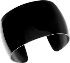 Adjustable Black Cuff Bangle, Classic Black Cuff Bracelet In Bangle Style, Formal Black Cuff Bracelet With Polished Finish, Classic Black Cuff Bracelet Bangle, Modern Black Metal Bangle, Formal Black Polished Cuff Bracelet, Black Polished Cuff Bracelet For Formal Occasions, Formal Black Metal Bangle, Black Metal Bangle For Formal Events