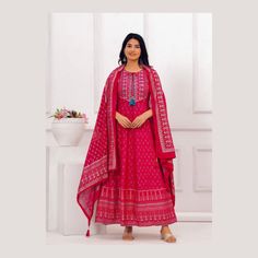 Kurta Palazzo Set,Rayon pink Printed Indian Anarkali kurta with pant and dupatta  Party wear ,Women Salwar Kameez ,Kurti Palazzo Set,  Item - Anarkali kurta with pant and dupatta color -  pink size m to xxl fabric - rayon Type: Fully stitched perfect for festival and marriage party Disclaimer : Due to different screen resolutions and camera quality color of this product may very. Wash Instructions - Wash Separately preferably. Do not Soak. Do not use harsh detergents. Payment - We accept PayPal Pink Dress Long, Gown Kurti, Palazzo Kurta, Indian Anarkali, Kurti Palazzo, Anarkali Kurti, Kurti Set, Anarkali Kurta, Palazzo Set