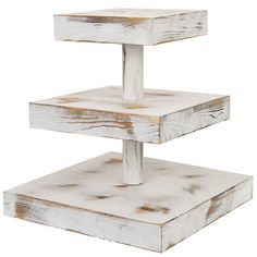 PRICES MAY VARY. 3-tiered square shabby chic whitewashed wooden dessert and appetizer display riser for personal or commercial use **Some assembly required** Cupcake tower is fully crafted of solid wood in a white weathered finish that adds a modern farmhouse aesthetic for culinary creations Food serving stand is an ideal decorative showcase for a small cake and cupcakes or cookies at a tea party, wedding, baby shower, or any holiday Place on any table or countertop for a rustic presentation of Tray Desserts, Wood Tiered Stand, Donut Wedding, Wood Cupcake Stand, Grad Decor, Appetizer Display, Torch Wood, Gathering Ideas, Diy Cupcake