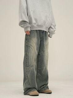 Machine wash and hang dry for optimal quality.  Sizes usually run smaller than USA sizing, we recommend to size up once for correct sizing. Contact us for additional concerns. Fire Clothes, Fall Pants, Beige Pants, Cargo Pants Outfit, Y2k Streetwear, Street Outfit, Casual Denim, Harajuku Fashion, Pants Outfit