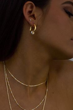 The classic gold hoop reinvented. Crafted in high polish 18K Gold vermeil with sterling silver accent, the Greyson hoops are a staple in the Hydez Essential Collection. These sophisticated head-turners will luxe up any look. Our two tone design means you’ll never have to choose between gold and silver.Materials: 18K Gold Vermeil and Sterling SilverDimensions: 20mm hoop, 3mm width What is 18K Gold Vermeil?: 3 microns of 18K Gold over Sterling Silver. Vermeil is far more durable to wear than tradi Classic Yellow Gold Plated Hoop Earrings, Everyday Luxury Gold Hoop Huggie Earrings, White Gold-plated Tarnish-resistant Hoop Earrings, White Gold Plated Tarnish Resistant Hoop Earrings, White Gold Plated Tarnish-resistant Hoop Earrings, Timeless Gold Hoop Huggie Earrings, Minimalist Yellow Gold Plated Hoop Earrings, Classic Plated Hoop Jewelry, Timeless Gold-plated Huggie Earrings