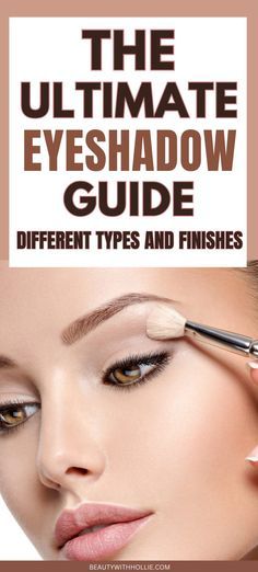 Types Of Eyeshadow, Eyeshadow Guide, Perfect Eyeshadow, How To Wear Makeup, How To Apply Eyeshadow, Best Beauty Tips, Diy Beauty Hacks, Makeup Goals