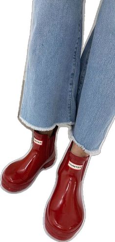 Casual Red Waterproof Rain Boots, Red Rain Boots With Round Toe For Outdoor, Red Round Toe Rain Boots For Outdoor, Red Rain Boots For Outdoor, Red Waterproof Winter Boots, Red Waterproof Boots For Fall Outdoor, Red Waterproof Boots For Fall Outdoor Activities, Red Waterproof Boots For Outdoor Fall, Red Waterproof Boots With Round Toe