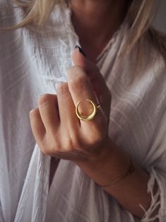 This ring is a piece from Keras collection.Sculptured and casted in solid sterling silver 925 and then double gold plated with 22k gold.Very nice and important weight. The crescent is 20mm (0.787 inch)  All of my jewelry is handmade please allow for small variances from piece to piece ,as this is a feature of owning one of a kind original handmade jewelry.  Feel free to ask me for personal orders . -22k gold platted Sterling silver 925 You may also like on bright silver  https://www.etsy.com/lis Celestial Gold Crescent Rings, Celestial Crescent Gold Rings, Mystical Crescent Rings With Moon Charm, Mystical Crescent Moon Charm Rings, Gold Celestial Moon Ring, Elegant Crescent Moon Charm Rings, Mystical Moon Phase Promise Ring, Yellow Gold Moon Phase Ring Jewelry, Gold Celestial Ring With Moon Phase