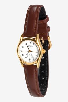 WCHAPINB6 - Casio Women's Penguin Leather Watch Penguin Design, Vintage Watches Women, Watches Women Leather, Classy Jewelry, Jewelry Lookbook, Sweaters And Leggings, Dream Jewelry, Watch Collection, Cute Jewelry