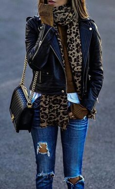 Leather Jacket Outfits, Mode Casual, Outfit Trends, Fall Winter Style, Casual Winter Outfits, 가을 패션, Black Leather Jacket, Fall Winter Fashion, Street Chic