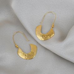 We produce our  jewelery in Istanbul. We use semi precious gemstones and brass covered with 18k-24k  gold. Their nature may cause gemstones to be in different shapes and color. Do not forget to explore more pieces using the link below. https://www.etsy.com/shop/FndJewelry  THANK YOU🤍 We are so grateful you have chosen FndJewelry. We love sharing happiness with you, it is only real when shared! Elegant Hammered Crescent Earrings, Gold Crescent Hammered Earrings, Gold Hammered Crescent Earrings, Tarnish Resistant Recycled Gold Drop Earrings, Tarnish-resistant Drop Earrings In Recycled Gold, Gold Crescent Hoop Earrings With Hammered Detail, Gold Hammered Crescent Hoop Earrings, Gold Hammered Teardrop Earrings, Gold Teardrop Hammered Earrings