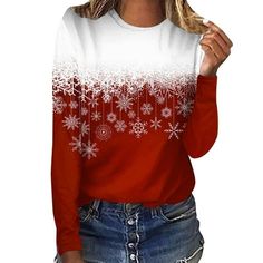 BLVB Merry Christmas Shirt for Women Crewneck Christmas Tree Graphic Sweatshirt Casual Vacation Long Sleeve Tees Tops Welcome to BLVB store, I wish you a happy shopping Our products are produced in our own factory with various styles We offer various discounts, and we offer a 30-day quality guarantee please rest assured to place an order If you have any questions, please feel free to contact me, it is our honor to serve you SOMEONE ASKED Q: Is the quality of the clothes as described? A: Yes, if the product you receive is not as described, we are ready to give you a full refund. Q: How to choose the size? A: Dear Queen, please check our size chart, we suggest buy one two sizes larger. Thank you BLVB Womens clothes made of soft stretch quick-drying high quality fabric. Pro-skin, elastic , du Christmas Tree Graphic, Tree Graphic, Merry Christmas Shirts, Womens Clothes, Womens Crewneck, Shirt For Women, The Clothes, Christmas Shirt, Casual Sweatshirt