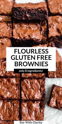 Best Gluten Free Cookies, Flourless Desserts, Gluten Free Chocolate Cupcakes, Gluten Free Dessert, Flourless Brownies, Dairy Free Pasta, Best Brownie Recipe, Grain Free Desserts, Vegan Cookies Recipes