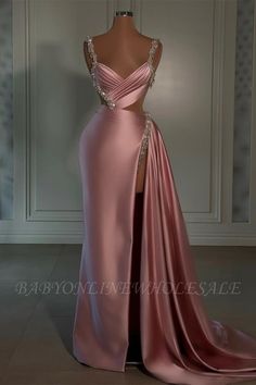 Babyonlinewholesale propose Robe de bal en satin rose à bretelles et fente haute avec perles argentées à un prix avantageux de Comme Sur L'image,blanc,ivoire,rose,rose bonbon,rose perle,rose poudré,incarnadin,rouge,fuchsia,bordeaux,chocolat,brun,or,champagne,orange,jaune,jonquille,aubergine,violet,lilas,lavande,bleu ciel,bleu,bleu océan,bleu royal,bleu encre,marine foncé,noir,argent,bleu foncé,vert jade,vert trèfle,vert herbe,vert menthe,  à   eux. Superbe mais abordable sans manches robe de cérémonie. Prom Dresses Long Pink, Stunning Prom Dresses, Pink Prom Dress, Sweetheart Prom Dress, Prom Dresses Sleeveless, Pink Prom, Prom Dress Inspiration, Sweet 15, Pretty Prom Dresses