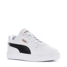 Your new everyday casual shoes are right here. A classic 80s-inspired court sneaker made modern for the new age, the PUMA Caven 2.0 men's court shoes have an improved fit, a structured upper, more padding around the collars, and more traction on the outsole. Whether you're seeking an everyday shoe or one for a night out, the PUMA Caven 2.0 stands out as a versatile, attractive, comfortable, and supportive option. Every step of the way, be it a night out, a day on the court, or just lounging arou Everyday Shoes, Court Shoes, New Age, Casual Shoes, Night Out, White And Black, Sneakers, Black