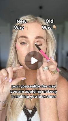 Correct Steps To Applying Makeup, Makeup Tutorial For Beginners Foundation, Makeup Tips For 50 Year Old Women, Makeup Ideas For Pictures, 30s Makeup Tutorial, Make Up For 30s, Ways To Apply Makeup, Makeup To Make Your Face Slimmer, Makeup Mistakes To Avoid