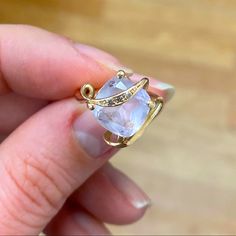 This Gorgeous Art Nouveau Style Ring Is A Showstopper! Solid Rose Gold With A Large Pink Amethyst And 3 Small Diamonds. Beautiful Scrolling Detail. Size 4. Small Crack On Back Of Band But Does Not Affect Wear. Perfect As An Engagement Ring Or Cocktail Ring. Gold And Amethyst Ring, Art Nouveau Engagement Ring, Art Nouveau Ring, Amethyst And Diamond Ring, Rose Gold Pink, Art Nouveau Style, Pink Amethyst, Gorgeous Art, Fabulous Fashion