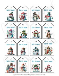 snowman holiday gift tags to print free pdf Christmas Gift Tags Diy Printable Labels, Printable Christmas Tags Free, Free Christmas Labels, Free Holiday Gift Tags, Santa Tags, Christmas Tag Templates, Christmas Journals, Free Christmas Tags, Free Christmas Tags Printable