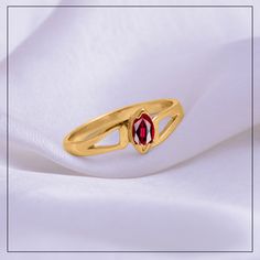 "Ruby Ring For Women And Girls In 14k Solid Gold Handmade Ring,Solitaire Ring, July Birthstone Ring Marquise Shape Ring Engagement Gift -------------------------------------------------------------------------------------------------------------------------------------------------------------------------- ★PRIMARY STONE DETAILS ★ * STONE NAME:- Ruby * STONE SHAPE:- Marquise * STONE SIZE:- 6x3 mm * STONE WEIGHT:- 0.45 Carat ✔✔On Customer Demand We Offer Certificate Also. ✔✔Our Jewelry Will Not Tu 22k Yellow Gold Ruby Ring For Wedding, 22k Yellow Gold Ruby Wedding Ring, Yellow Gold 22k Ruby Wedding Ring, Gold Marquise Emerald Ring In 14k Gold, Gold Marquise Ruby Ring For Gift, Yellow Gold Polished Crystal Promise Ring, Gold Rings With Ruby Center Stone, Gold Marquise Birthstone Ring With Gemstone, Yellow Gold Crystal Ring With Polished Finish For Promise