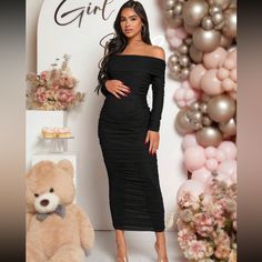 Super Cute And Stylish Ships In 5-10 Business Days Maternity Fashion Dresses, Dresses Maternity, Rose Dresses, Rose Black, Rose Dress, Maternity Fashion, Maternity Dresses, Colorful Dresses, Super Cute