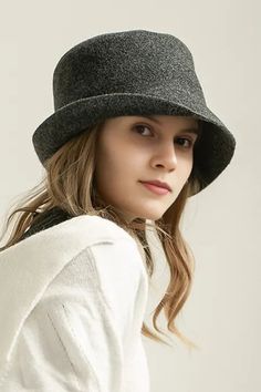 Classic Elegance Meets Modern Comfort in Wool Felt Hat This 100% woolen ladies' hat is an autumn-winter staple, offering exceptional warmth with a touch of sophistication. Featuring a flat crown with a stylish upturned brim, it merges modern fashion with classic aesthetics. Crafted from pure sheep's wool, it provides a comfortable, breathable fit while ensuring excellent insulation. Whether for daily wear or as a statement piece, this cloche hat enhances facial contours, while its cloche hat sty Vintage Elegance, Cloche Hat, Felt Hat, Face Shape, Sheep Wool, Modern Fashion, Classic Elegance, Hat Sizes, Hat Fashion