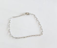 The most beautiful dainty Jenni mini silver paperclip chain! sterling silver Mini Bracelet, Paper Clip, Free Giveaway, Silver Bracelets, Most Beautiful, Bracelet, Sterling Silver, Chain, Silver