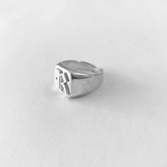 Signet ring - A-Z Initial ring, Gothic Letter - Monogram Ring, Old English Ring Sterling Silver 925 ring A special technique of engraving which the letter stand out from the seal The ring will arrive to you packed in gift box and padded envelope to maintain the product For more rings from us: https://www.etsy.com/il-en/shop/Limajewelry?section_id=16284797&ref=shopsection_leftnav_1 Thank you for your interest. Please check out our other items and be sure to add us to your favorites! https://www.e Letter Signet Ring, Monogram Ring, Initial Ring, Personalized Rings, Old English, 925 Silver Rings, Monogram Letters, Signet Ring, Sterling Silver Rings