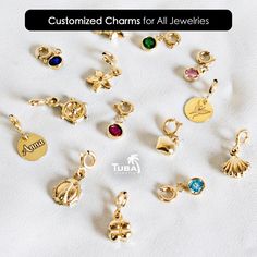 14K Solid Gold Charms - perfect for customizing bracelets or necklaces. A thoughtful gift option for creating meaningful jewelry pieces. 💝 Add Charms to your gold jewelries like necklaces, bracelets, anklets! 💎 🎁 SEND GIFTS TO YOUR LOVED ONES 💖 👑 MATERIAL * 14K Real Solid Gold. NOT Filled or Plated. They are ALL REAL 14K (585k) GOLD! * Yellow Gold  * Handmade Jewelry 🥇STAMPED FOR AUTHENTICITY * This gold jewelry is stamped to show it is 14 carat. 🔒 INSURANCE * Highest level of shipping in Lotus Flower Necklace, Customised Bracelets, Solid Gold Charms, Seashell Pendants, Precious Gift, Gold Charms, Custom Charms, Jewelry Clasps, Meaningful Jewelry