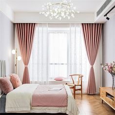 the bedroom is clean and ready to be used as a living room or dining area