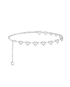 PRICES MAY VARY. ELEGANT HEART DESIGN - Girls chain belt shaped into a delicate heart and adorned with shimmering cubic zirconia stones, adds a touch of sparkle to your child's style COMFORTABLE ADJUSTABLE - The rhinestone chain belt fits girls with a 20-30 inch waist, the waist chain is designed with an 11in adjustable extension chain, perfect for growing girls OCCASION VERSATILITY- Be it a wedding ceremony as a charming flower girl, a graduation milestone, or simply adding a sparkle to everyda Heart Chain Belt, Metal Waist Belt, Gold Waist Belt, Gold Metal Belt, Genshin Oc, Heart Belt, Rhinestone Belts, Movie Outfits, Belt Chain