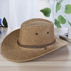 Product Category: Cowboy HatFor the season: SummerHat style: bell shapeHat brim style: big brimColor: coffee, beige, khaki, beigeFunction: sun protection, neck protection, breathable, windproof, sunshade, anti-fallStyle: casual, simpleSeries: HatStyle Category: Fashion Commuting Outdoor Cap, Western Cowboy Hats, Mens Cowboy, Women Camping, Sun Cap, Outdoor Hats, Bohemian Accessories, Denim Hat, Cowboy Style