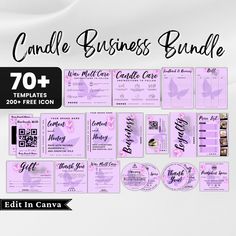 the bundle includes 70 + business cards, envelopes and cd's for free