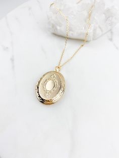 "Large Locket necklace, oval Locket necklace, gifts for her, birthday gift, vintage look locket, gold plated locket necklace, jewelry, gifts *Large Oval shaped locket suspended on dainty gold plated cable chain *Oval locket pendant is approx 1.25\", inside size is approx 7/8\" *Chose your perfect length SHIPPING: *Free domestic shipping on all orders PACKAGING: *All pieces come beautifully packaged, perfect for gift giving. Find more to ❤️ here: http://etsy.com/shop/thejewelrystandard" Orders Packaging, Oval Locket Necklace, Locket Gold, Large Locket, Gifts For Her Birthday, Oval Locket, Tarnished Jewelry, Medallion Necklace, Opal Necklace