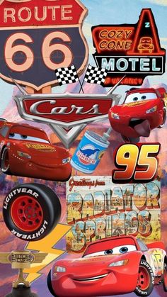 the cars movie poster is shown here