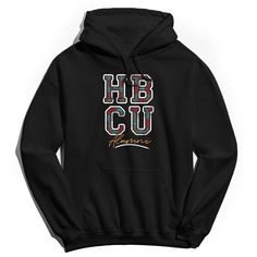 Show off your style and support your favorite team in this classically fit top, officially licensed and designed by HBCU Culture Shop. The HBCU culture shop was created with the intent to make historically black college & university apparel more accessible & fashionable, all while sharing our stories. The HBCU Culture Shop is a love letter to all HBCUs and alumni or future students. Designed and founded by Dainelle Riley, a proud HBCU graduate. Black Relaxed Fit Hoodie, Pre-shrunk, Collegiate Hoodie With Logo Print For Fall, Black Collegiate Sweatshirt With Team Name, Varsity Fan Gear Hoodie Top, Black Hoodie With Team Name For Streetwear, Varsity Hoodie Fan Gear Top, Black Streetwear Hoodie With Team Name, Black Casual Hoodie For Fan Gear, Casual Black Hoodie For Fan Gear