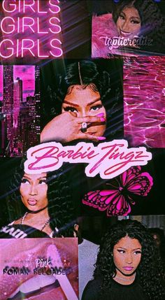 Nicki Minaj Wallpaper, Pink Glitter Wallpaper, Cute Lockscreens, Nicki Minaj Pictures, Pink Wallpaper Girly, Iconic Wallpaper, Pretty Phone Wallpaper