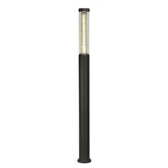 a black pole with a light on top