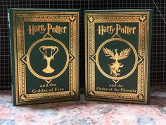 harry potter and the goblet of fire book sitting on top of each other