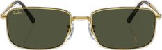 gold-tone metal tinted lenses rectangle frame straight arms curved tips These glasses come with a protective case. Rectangle Frame, Gold Sunglasses, Sunglass Frames, Gold Tone Metal, Ray Ban, Protective Cases, Ray Bans, Fashion Branding, Lenses