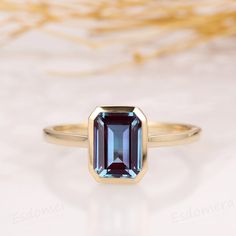 * Note: Please contact us before ordering if you need to receive the package on a specific date. You can purchase the ring with 3CT emerald stone from the following listing: https://www.etsy.com/listing/1292555690/unique-may-birthstone-ring-3ct-emerald? You can purchase the same ring with moissanite stone from the following listing: https://www.etsy.com/listing/842641894/2ct-emerald-cut-moissanite-solitaire? You can purchase the same ring with emerald stone from the following listing: https://ww Emerald Cut Alexandrite Ring, Anniversary Emerald Ring With Bezel Setting, Rectangular Sapphire Birthstone Ring For Anniversary, Natural Alexandrite Ring, Emerald Cut Topaz Ring With Bezel Setting As Gift, Vintage Emerald Cut Ring, Engagement Ring Bezel, Vintage Anniversary Rings, Vintage Anniversary