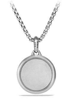 Sterling silver. Amulet, 26.5mm. Amulet only; chain sold separately. Made in the USA or imported. Style Name:David Yurman St. Christopher Amulet. Style Number: 5277908. Nova Drawing, Mens Photography, Asian Accessories, St Christopher, Diamond Guide, David Yurman, Pave Diamonds, Made In The Usa, Beauty Hacks